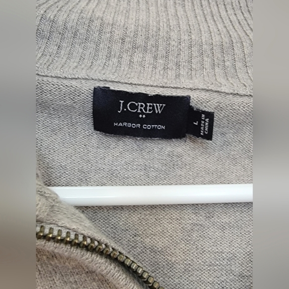 J. Crew Men's Harbor Cotton pullover sweater, size Large L. - Picture 2 of 2